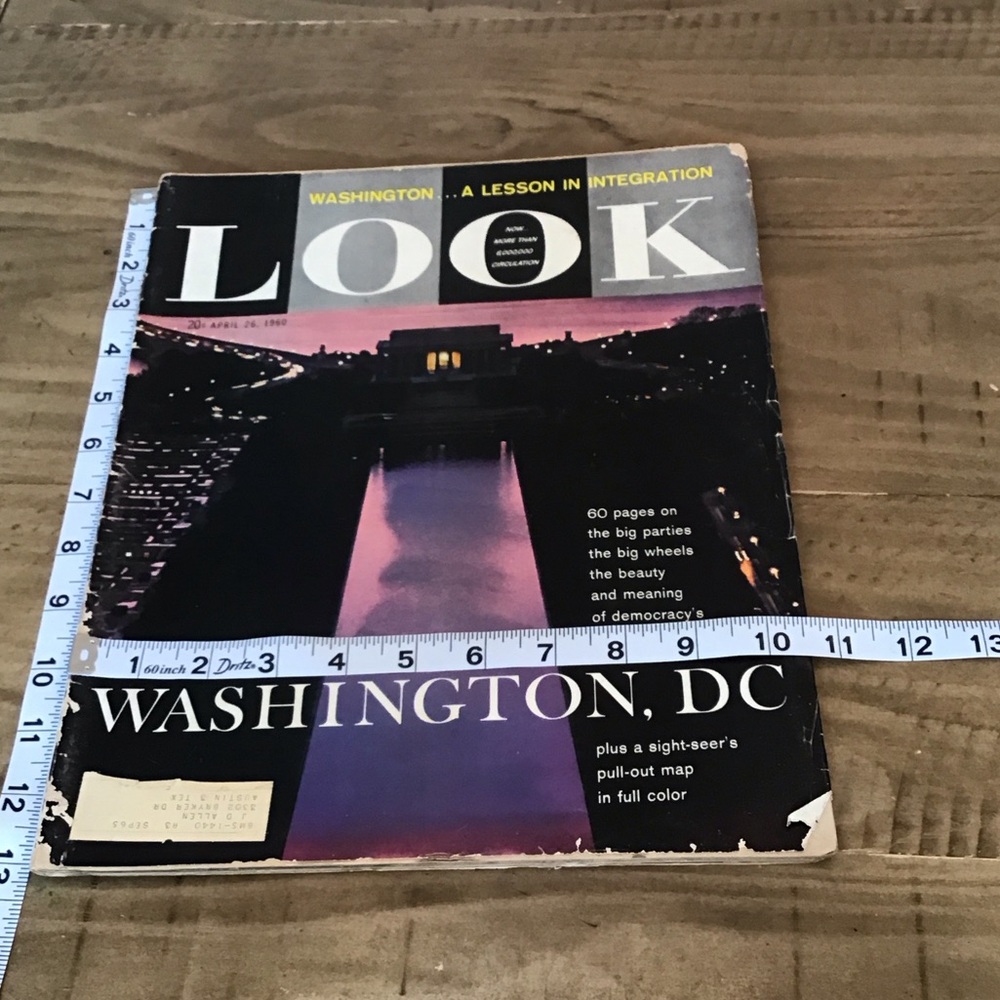 Vintage April 26, 1960 issue of Look Magazine